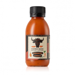 Habanero paprikų ir morkų aštrus padažas 125 ml