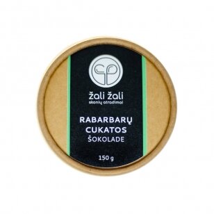 Rabarbarų cukatos šokolade 150 g